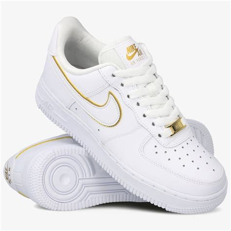 nike air force 1 07 essential weiß gold